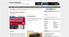 Desktop Screenshot of financialbloggers.com