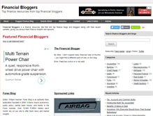 Tablet Screenshot of financialbloggers.com